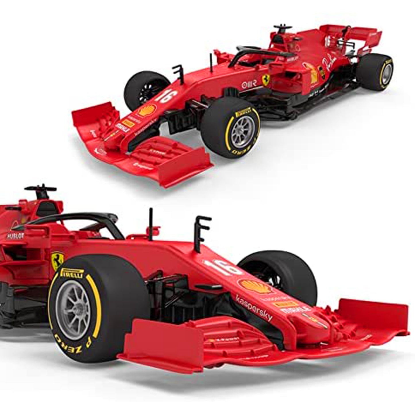 Ferrari SF1000 F1 Supercar 1/16 Scale DIY Building Kit Licensed with Remote Control and Customization Stickers by Rastar, 65pcs