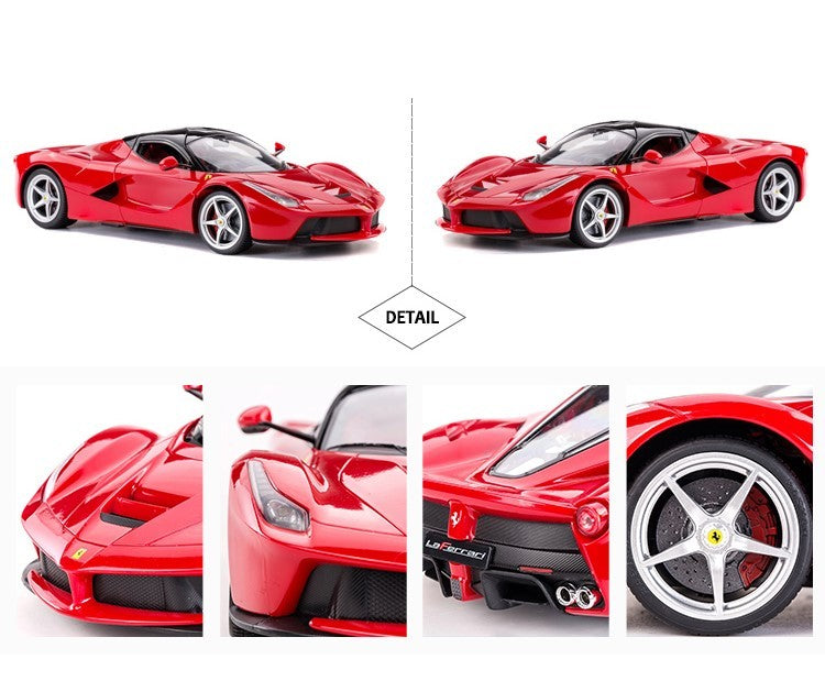 Ferrari LaFerrari RC Car 1/14 Scale Licensed Remote Control Toy Car with Open Butterfly Doors and Working Lights by Rastar