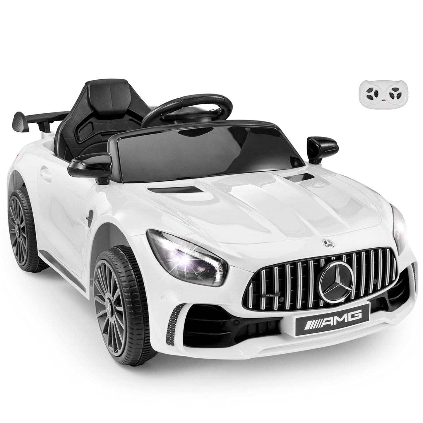 Mercedes-Benz AMG GTR with Remote Control. 1 Seater Ride on Car 12V Licensed