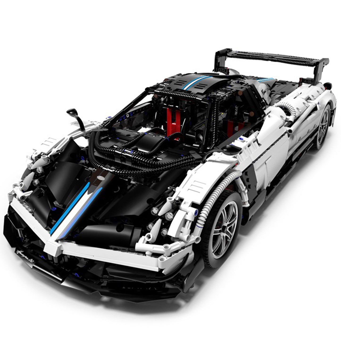 Pagani Huayra BC Roadster 1/8 Licensed Building Kit/Assemble Remote Control Car by RASTAR, 97900