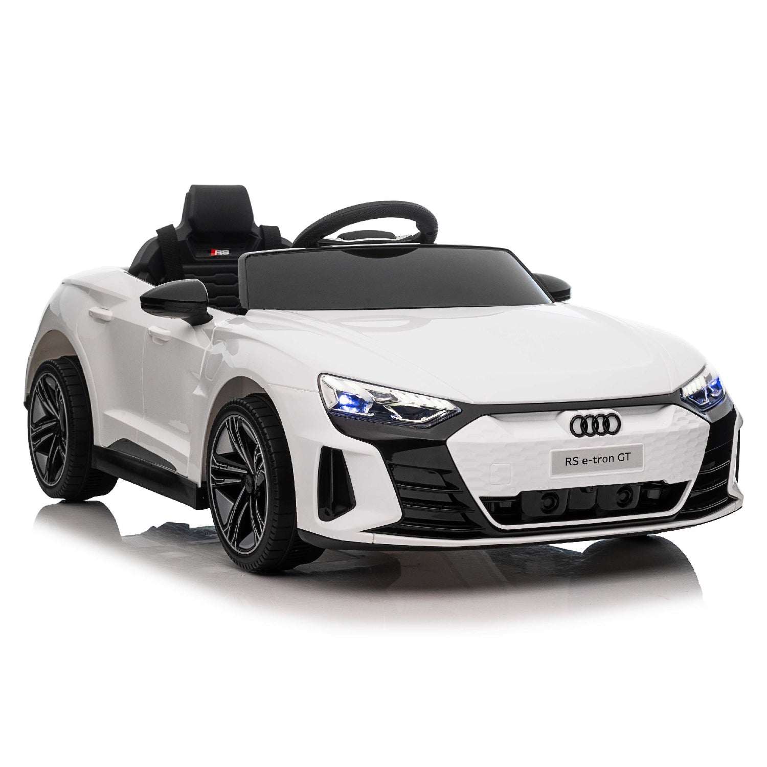 Audi RS e-tron GT ride-on car with openable doors for kids