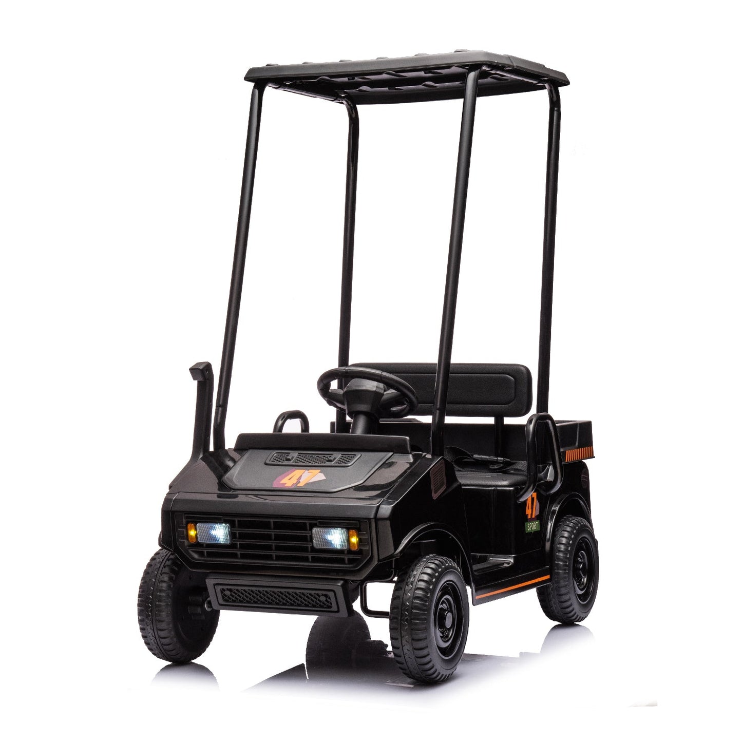 Kids Golf Cart Ride-On Vehicle 24V Battery Powered with Safety Features