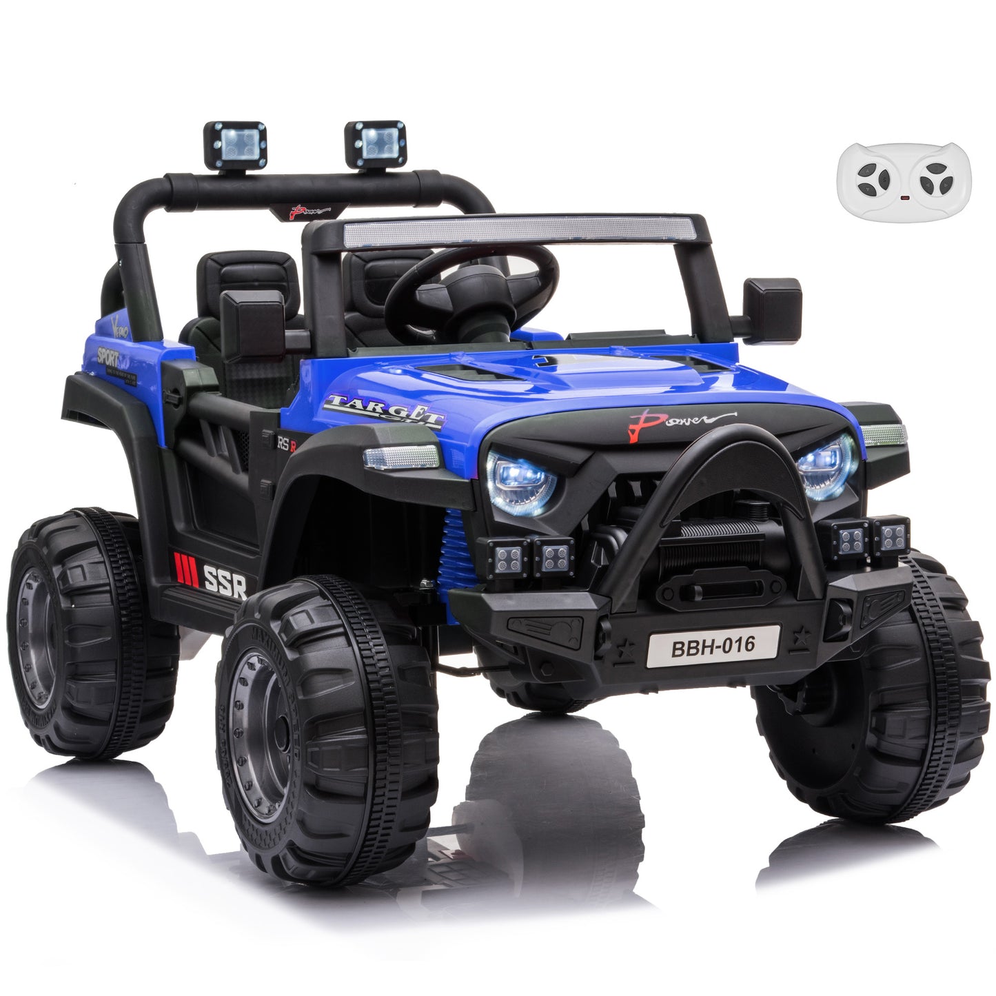 Jeep Wrangler with Angry Face Grill