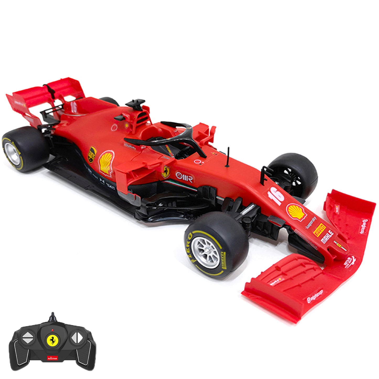 Ferrari SF1000 F1 Supercar 1/16 Scale DIY Building Kit Licensed with Remote Control and Customization Stickers by Rastar, 65pcs
