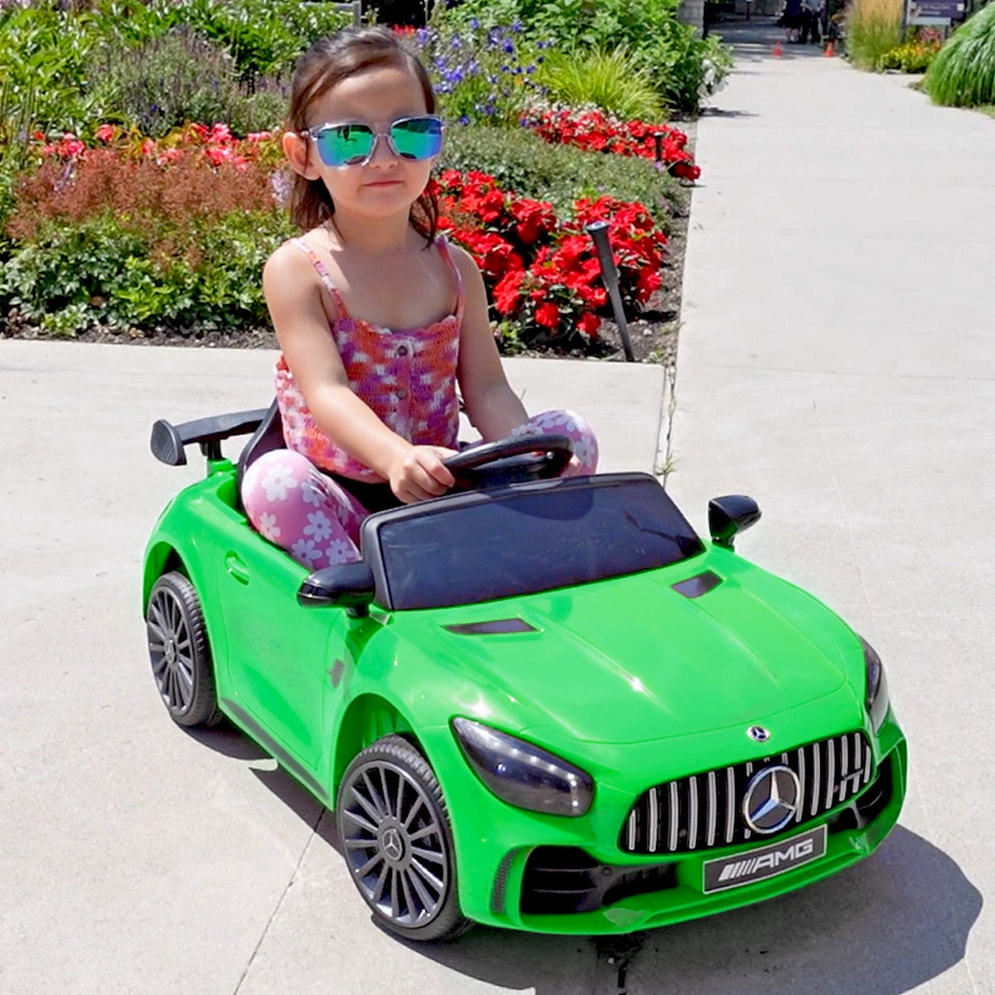 Mercedes-Benz AMG GTR with Remote Control. 1 Seater Ride on Car 12V Licensed