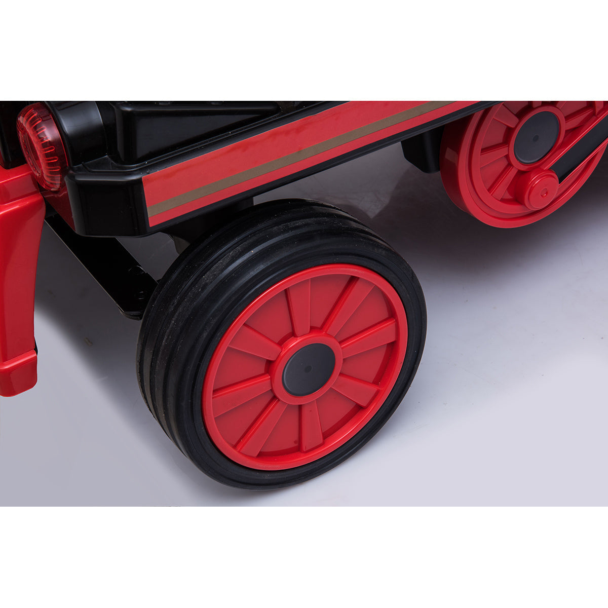 Locomotive with Carriage 12V Electric Motorized Ride-On Train for Kids and Parents, Voltz Toys