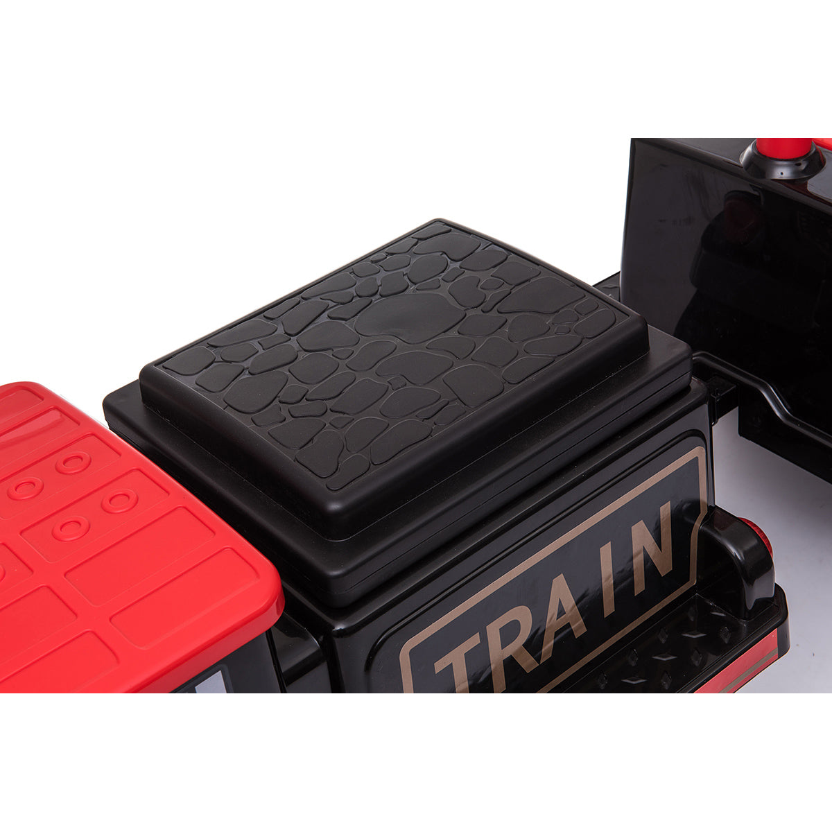 Locomotive with Carriage 12V Electric Motorized Ride-On Train for Kids and Parents, Voltz Toys