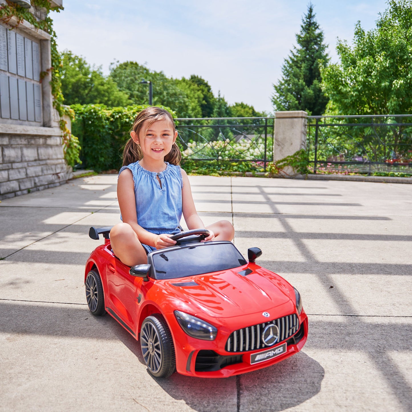 Mercedes-Benz AMG GTR with Remote Control. 1 Seater Ride on Car 12V Licensed