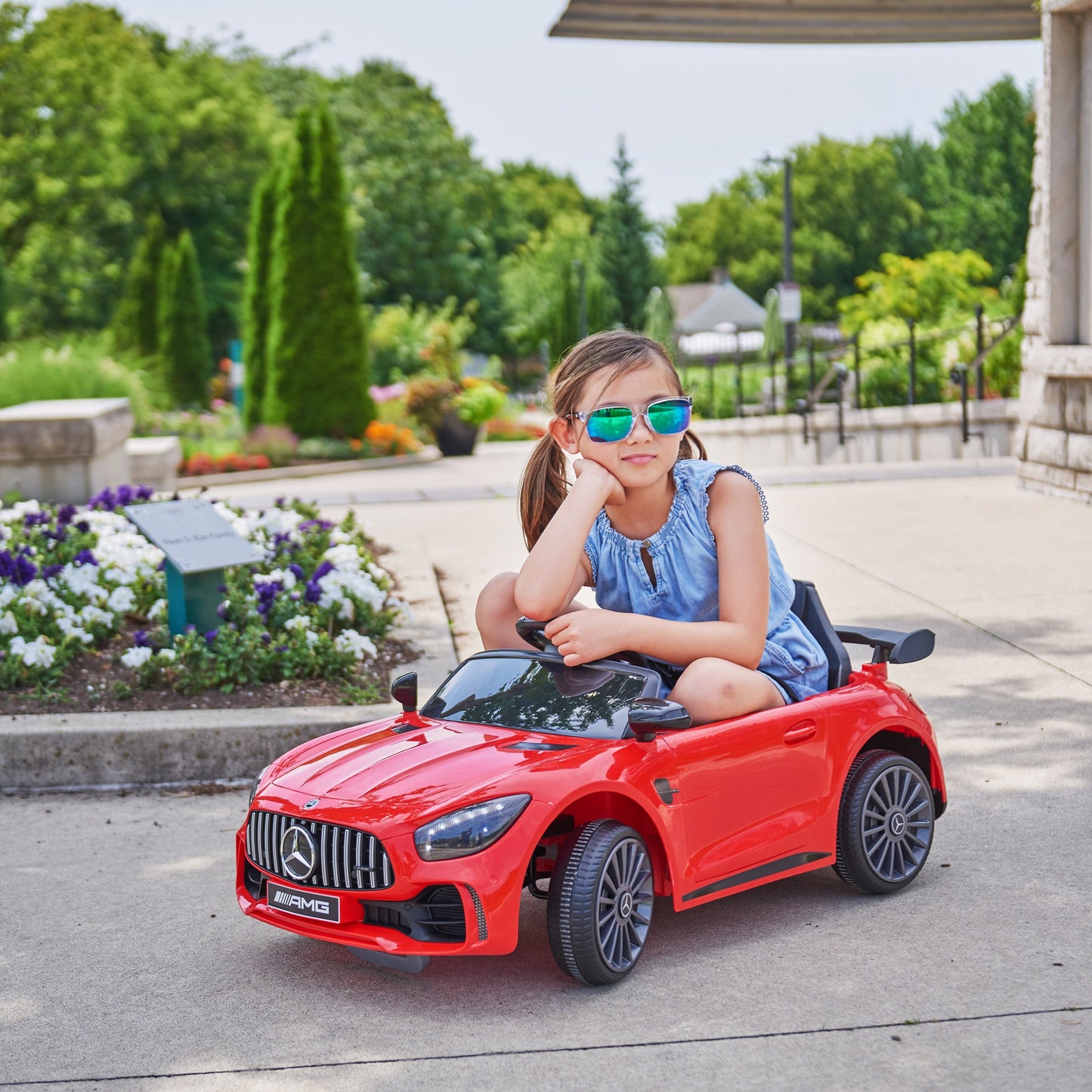 Mercedes-Benz AMG GTR with Remote Control. 1 Seater Ride on Car 12V Licensed