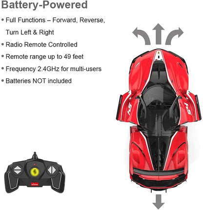 【BUILDING KIT】Rastar 1/18 Ferrari FXX-K EVO DIY Building Kit with Remote Control, 92pcs - Voltz Toys