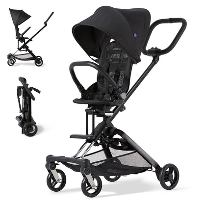 Unilove On The Go 2-in-1 Lightweight Stroller, Bubble Black