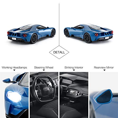 Rastar 1:14 R/C FORD GT Remote Control Car for Kids and Adults (Doors Manually) - Voltz Toys