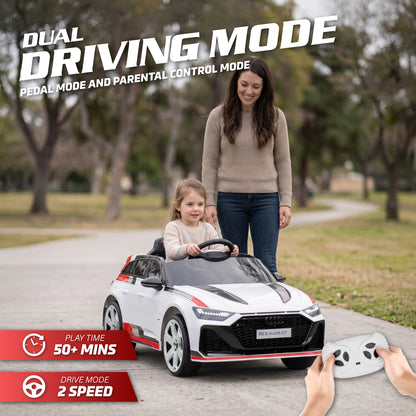 Officially Licensed Audi RS 6 Avant GT 12V Single-Seat Kids Ride-On Car with Remote Control