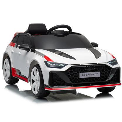 Officially Licensed Audi RS 6 Avant GT 12V Single-Seat Kids Ride-On Car with Remote Control
