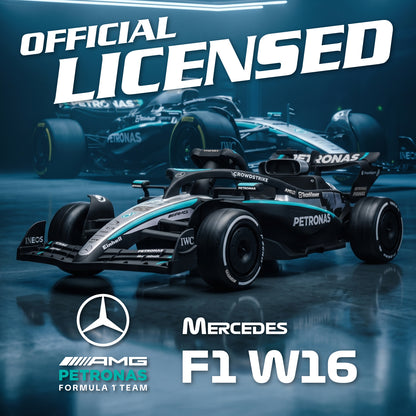 Officially Licensed Mercedes-AMG F1 W16 24V Lithium Kids Ride-On Car with Remote Control