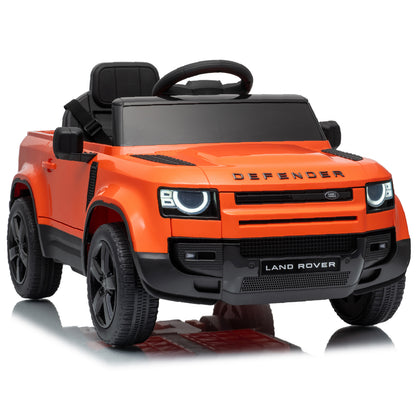 Official Licensed Land Rover Defender 110 12V Kids Ride-On Car with Parental Remote Control
