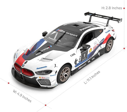 【BUILDING KIT】Rastar 1:18 BMW M8 GTE DIY Building Kit with Remote Control, 74pcs - Voltz Toys