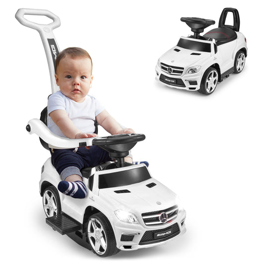 Mercedes-Benz AMG GL63 4-in-1 Baby Walker with Push Bar, LED Lights and MP3 Player