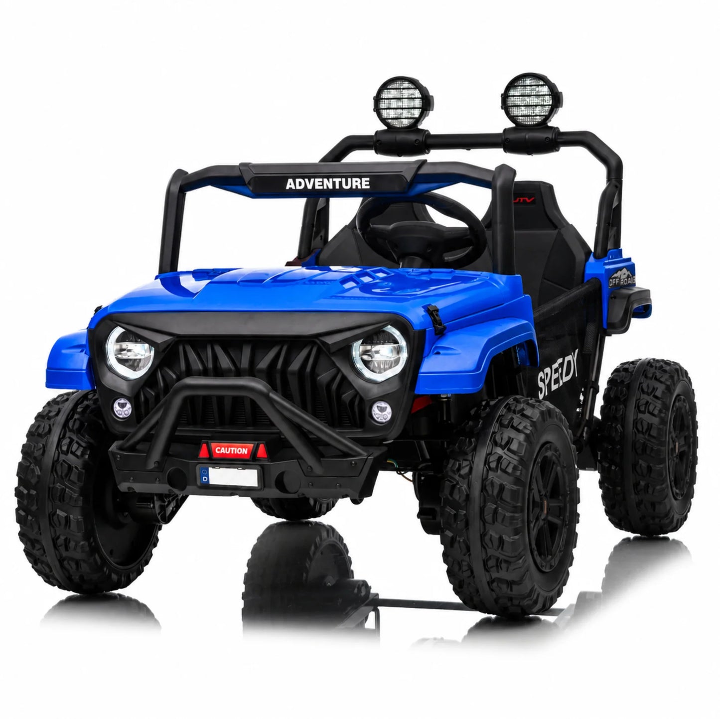 24V 2 Seater Electric UTV Ride-On Car for Kids – [Reinforced Metal Frame] | Jeep-Style Buggy with Remote Control
