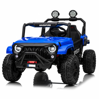 24V 2 Seater Electric UTV Ride-On Car for Kids – [Reinforced Metal Frame] | Jeep-Style Buggy with Remote Control