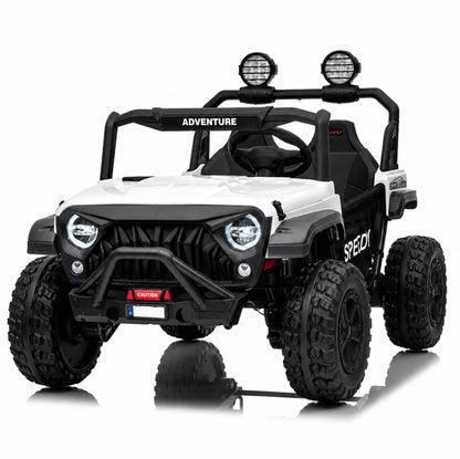 24V 2 Seater Electric UTV Ride-On Car for Kids – [Reinforced Metal Frame] | Jeep-Style Buggy with Remote Control