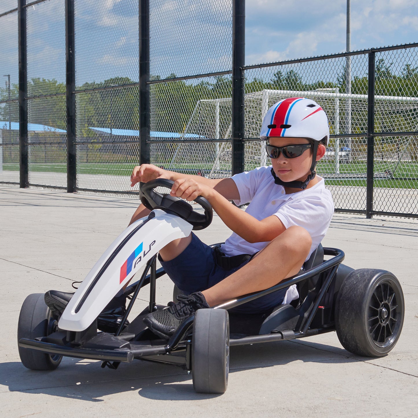 Go Kart 24V High-Speed Outdoor Racer Drifter with Seat Belt