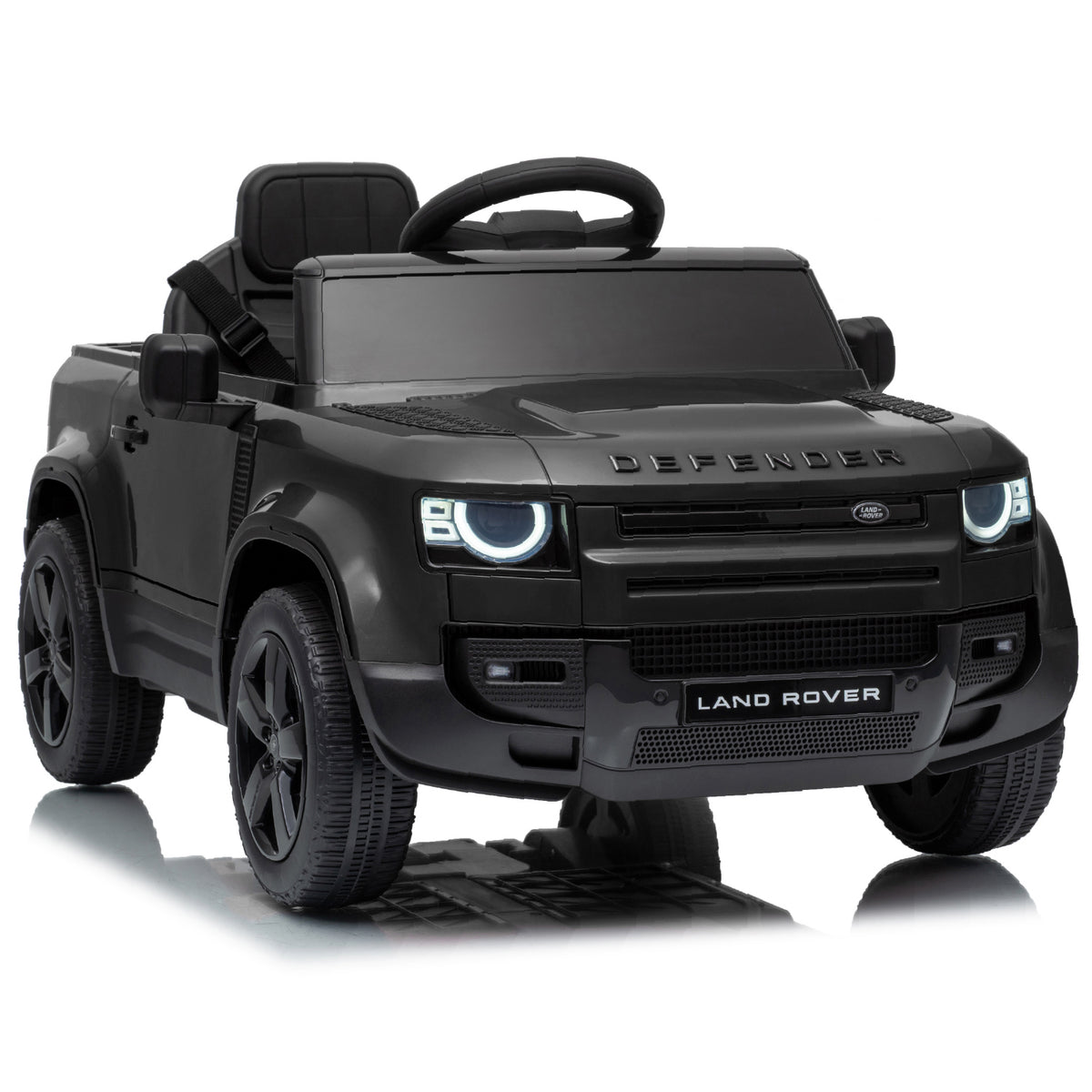 Official Licensed Land Rover Defender 110 12V Kids Ride-On Car with Parental Remote Control