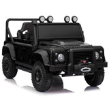 Officially Licensed Classic Land Rover Defender 110 SVX 24V Kids Ride-On Car with Remote Control
