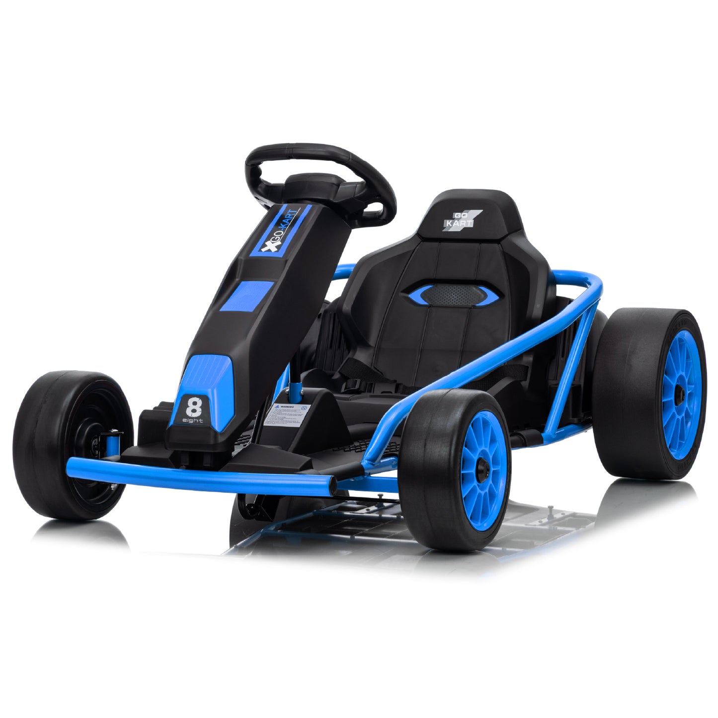 Go Kart 24V High-Speed Outdoor Racer Drifter with Seat Belt [Upgraded Design]