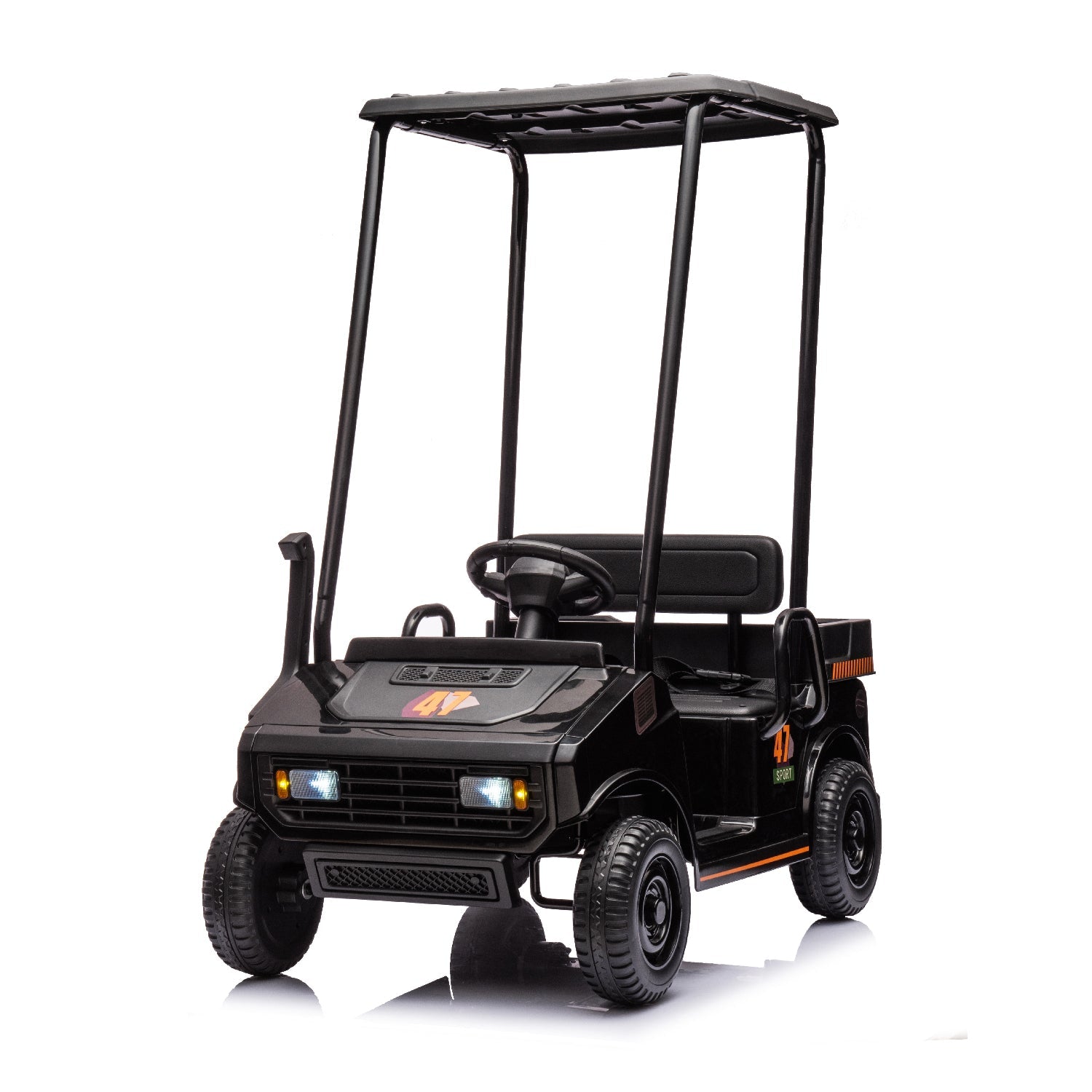 Kids Golf Cart Ride-On Vehicle 24V Battery Powered with Safety Features