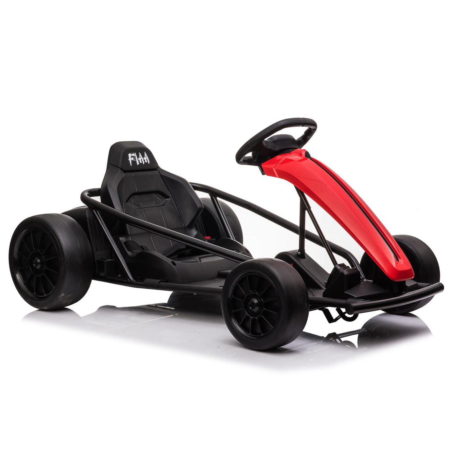 Go Kart 24V High-Speed Outdoor Racer Drifter with Seat Belt