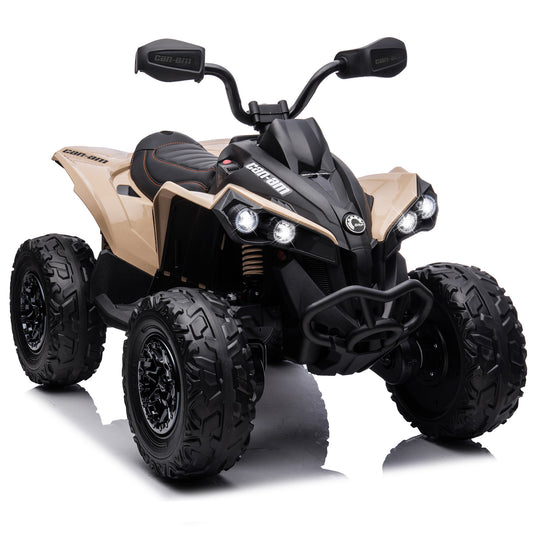 Can-Am RENEGADE 12V & 24V ATV 4WD Off-Road Ride On Car Toy with EVA Tires and Realistic Lights