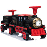 Locomotive Train 12V Ride on Train Car Toy for Kids and Parents with Carriage - 2 Seater/2+ Seater