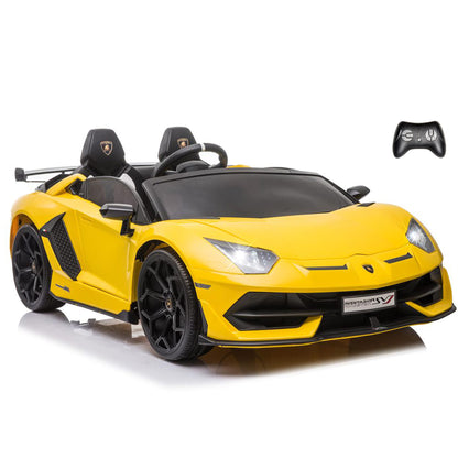 Lamborghini Aventador SVJ Drifter with Remote Control- Licensed Car Toy 2 Seater 24V