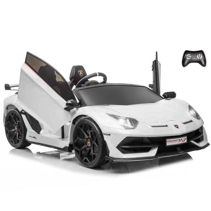 Lamborghini Aventador SVJ Drifter with Remote Control- Licensed Car Toy 2 Seater 24V