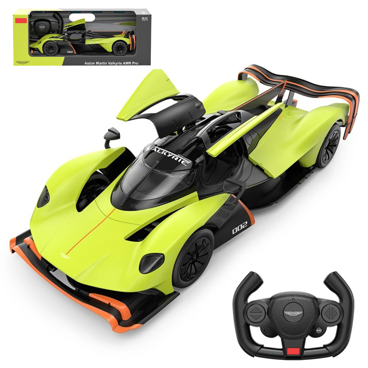 Voiture télécommandée sous licence Aston Martin Valkyrie AMR Pro RC 1/14 par Rastar