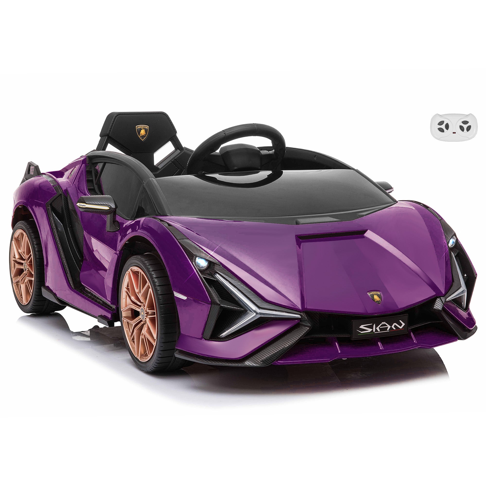 Lamborghini SIAN FKP 37 12V Ride on Car with Scissor Doors and Remote Kids Republic Store