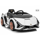 Licensed Lamborghini SIAN FKP 37 12V kids ride-on car – storage details