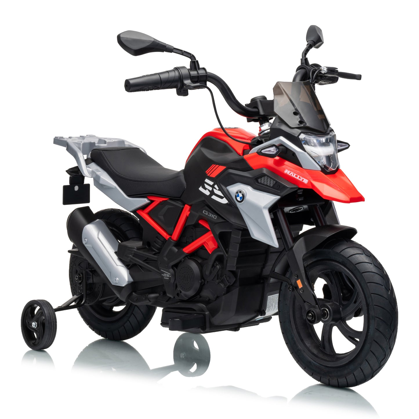 Official Licensed BMW G310 24V Kids Ride-On Motorcycle with Auxiliary Wheels