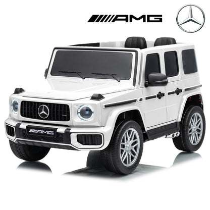 Licensed Mercedes Benz AMG G63 24V Kids' Ride On Car with Parental Remote Control, LED Lights