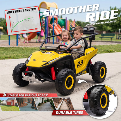 Desert Strike Buggy 24V 2 Seater Kids Ride-On UTV with LED Lights
