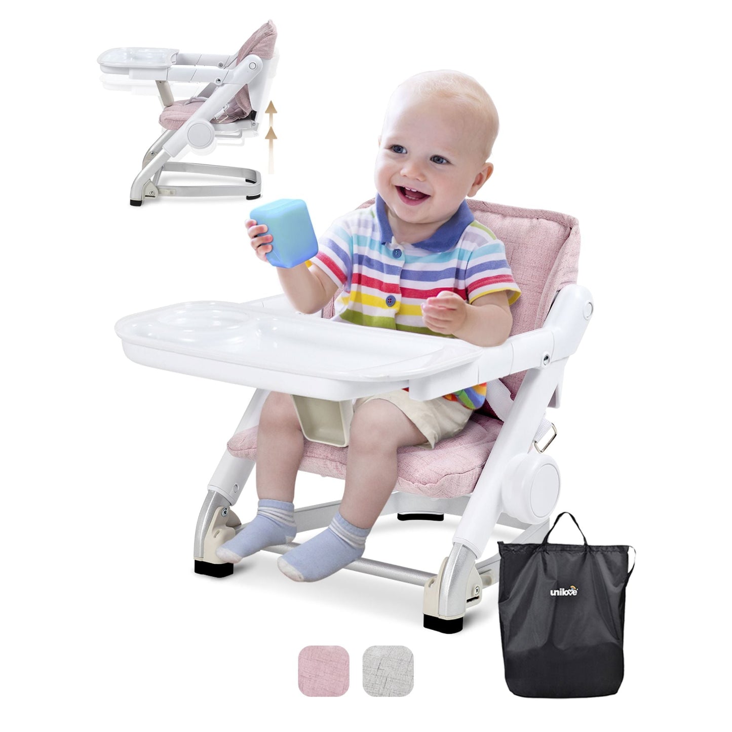 Unilove Feed Me 3-in-1 Dining Booster Seat for Toddlers